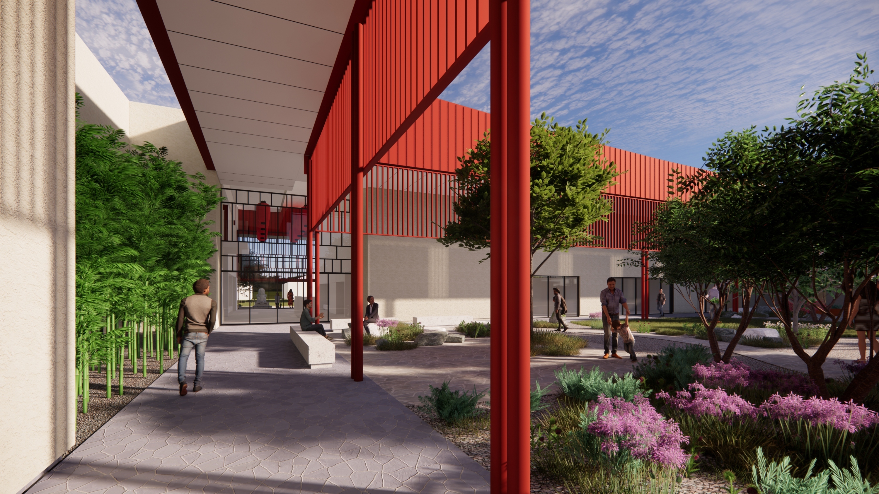 Render Courtyard