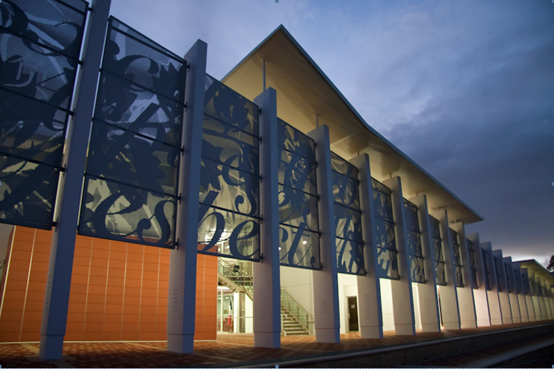 Perforated Screen at Night 2